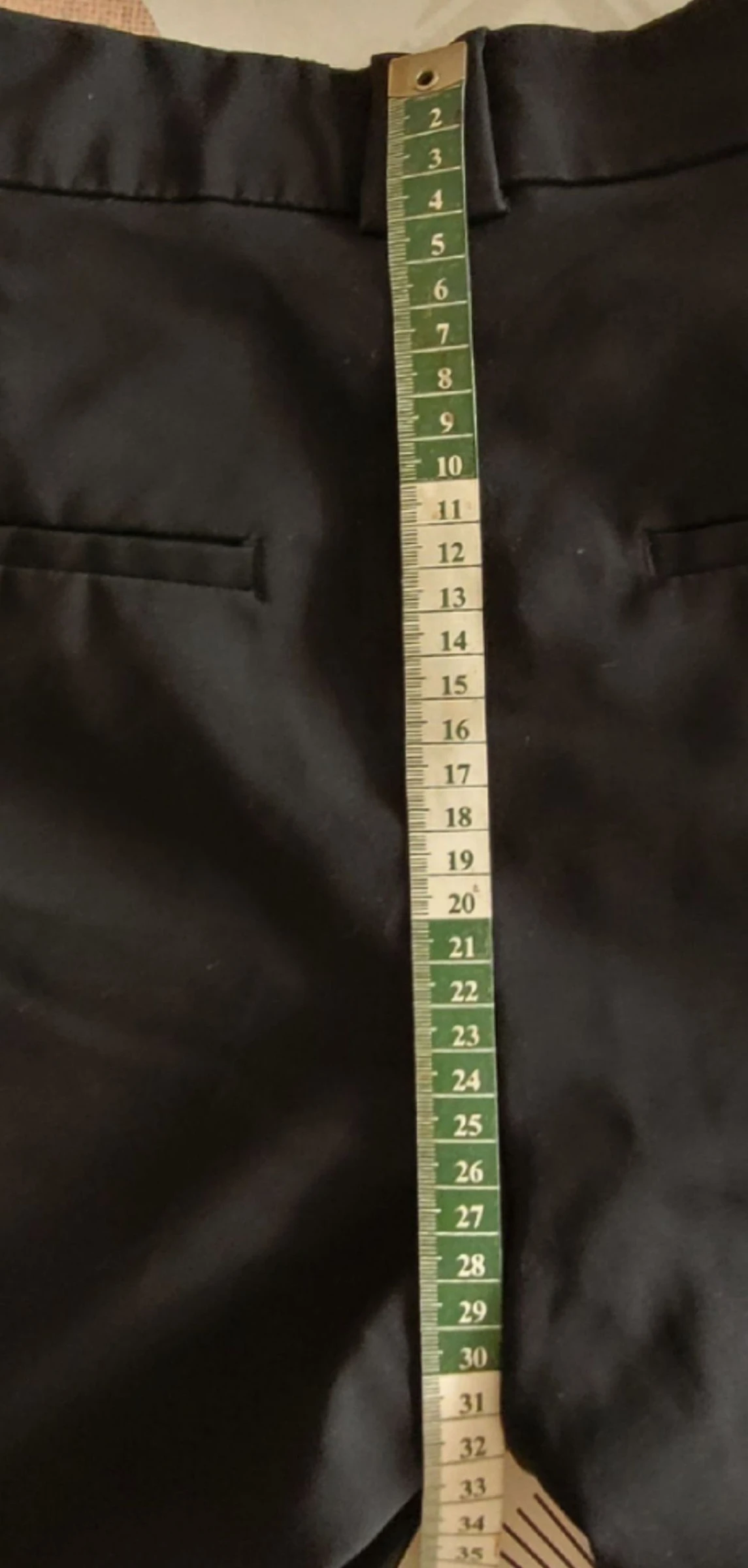 H&M Calça Preta TM/TFr38-Preta-Corte Justo e Cintura Elástica em BE – photo 11
